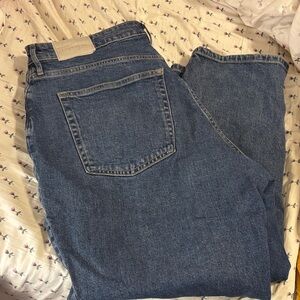 Everlane Curvy Cheeky Crop Jean - Organic Cotton - Size 33